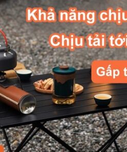 Bàn gấp gọn camping cacbon (1)